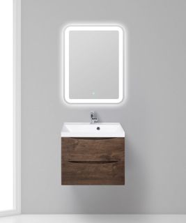 Тумба под раковину BelBagno подвесная 60x55см Rovere Moro MARINO-600-2C-SO-RW-P